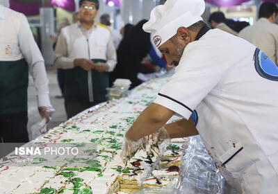 آغاز پخت کیک ۶ تنی به‌مناسبت عید غدیر در زنجان