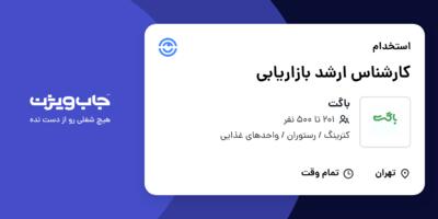 استخدام کارشناس ارشد بازاریابی در باگت