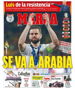 روزنامه مارکا| او به عربستان می‌رود
