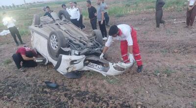 برخورد ۲ خودرو با موتورسوار راکب اسدآبادی را به کام مرگ کشاند