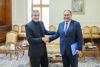 دیدار معاون اول وزیر خارجه قزاقستان و فرستاده ویژه وزیر خارجه سنگاپور با باقری