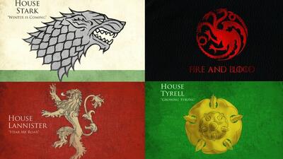 نماد خاندان‌های مختلف سریال بازی تاج و تخت و خاندان اژد‌ها چه شکلی و چه معنایی دارند؟
