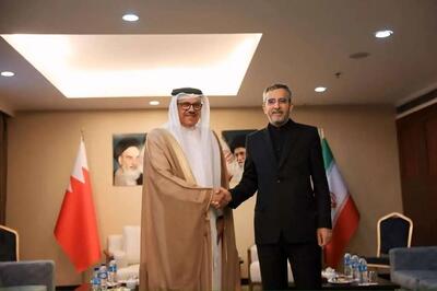 دیدار وزیران خارجه ایران و بحرین در تهران (فیلم) / اولین دیدار بعد از ۱۳ سال (فیلم)