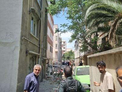 انفجار شدید ۳ واحد مسکونی در شرق تهران (عکس)