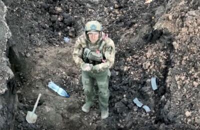 لحظه دلخراش کشتن یک سرباز روسی توسط هم‏‌قطارش