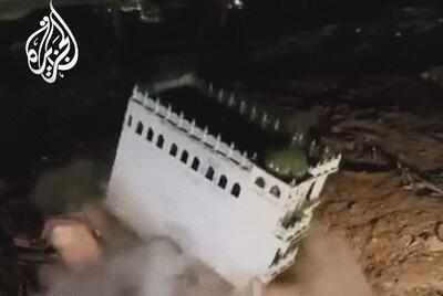 (ویدئو) تخریب یک مسجد در هند