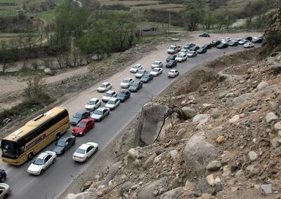 جاده هراز بازگشایی شد