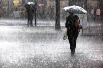ببینید | بارش شدید باران در خلخالِ اردبیل