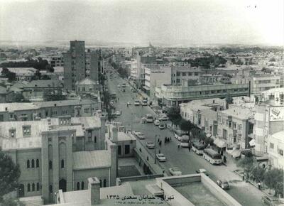 تهران قدیم | میدان حسن‌آباد تهران ۶۷ سال قبل این شکلی بود/ عکس