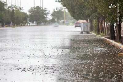 فیلم/ بارش شدید باران در اردهال اصفهان
