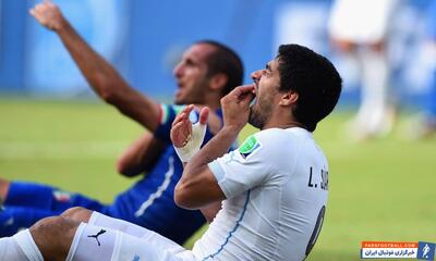وقتی سوارز کیه لینی را گاز گرفت! حذف ایتالیا در دور گروهی جام جهانی با شکست مقابل اروگوئه (2014/6/24) - پارس فوتبال | خبرگزاری فوتبال ایران | ParsFootball