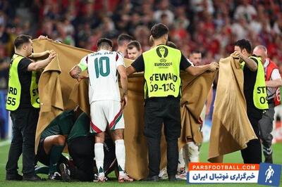 شکستگی استخوان صورت بازیکن مجارستان! - پارس فوتبال | خبرگزاری فوتبال ایران | ParsFootball