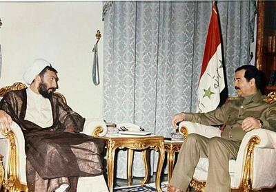 انتشار تصویر مذاکره پورمحمدی و صدام در عراق - تسنیم