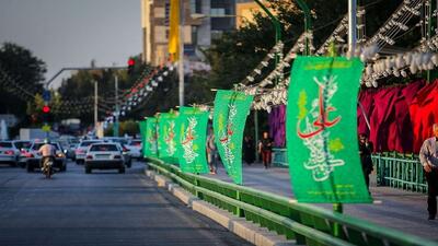 ریسه بندی۱۶۰ کیلومتری شهر اصفهان در آستانه عید غدیرخم
