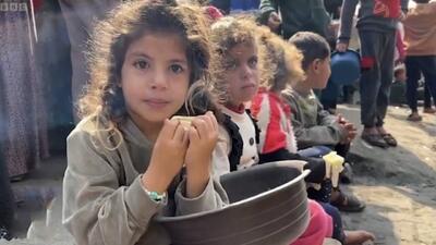 گرسنگی؛ دومین عامل شهادت کودکان غزه بعد از حملات صهیونیست‌ها + فیلم