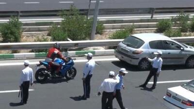 ممنوعیت تردد موتورسیکلت در بلوار ارم همدان
