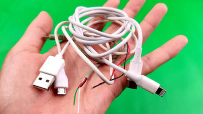 (ویدئو) چگونه با استفاده از کابل USB خراب سوزن نخ کنیم؟