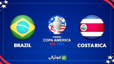 خلاصه بازی کاستاریکا 0-0 برزیل