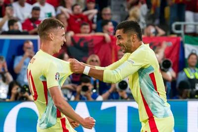 گل اول اسپانیا مقابل آلبانی (ویدئو)