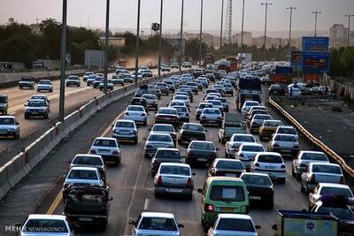 آخرین وضعیت ترافیکی در محورهای مواصلاتی کشور