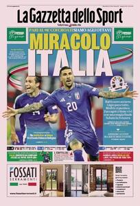 روزنامه گاتزتا| معجزه ایتالیا