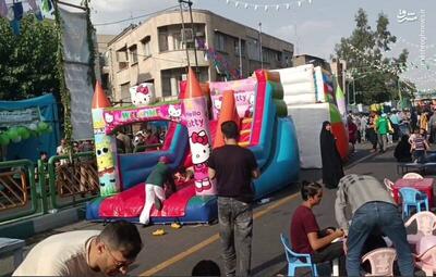 فیلم/ حال و هوای خیابان آزادی در آستانه برگزاری جشن غدیر