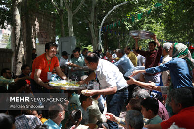 پذیرایی از ۱۱ هزار نفر در پارک ملت مشهد