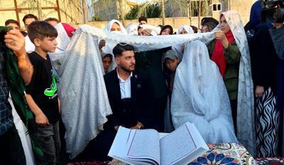 جشن ازدواج زوج مشگین شهری در عید غدیر خم برگزار شد