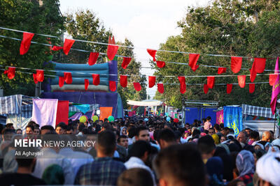 مهمانی کیلومتری عید غدیر در تبریز