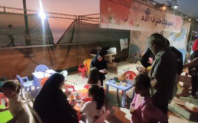 غرفه‌های کودکانه در جشن غدیر بوشهر