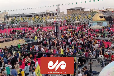 حال و هوای میدان امام حسین (ع) در جشن بزرگ غدیر