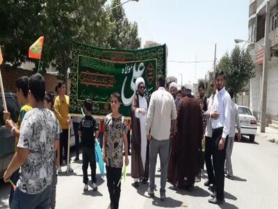 همایش پیاده‌روی غدیر در کامیاران برگزار شد