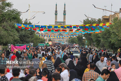 مهمانی کیلومتری غدیر در یزد