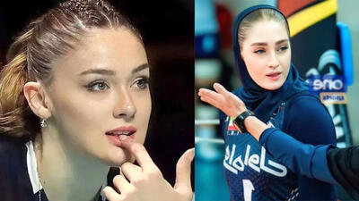 زیباترین دختر والیبالیست کیست ؟ رقابت میان این دختر ایرانی و زهرا گونش !