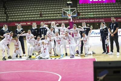 تیم بسکتبال دختران زیر ۱۸ سال مقابل قرقیزستان پیروز شد