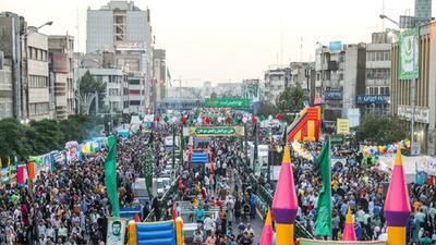 مهمانی ۱۰ کیلومتری غدیر تهران از لنز دوربین شهروند خبرنگار