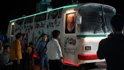 اتوبوس انتخابات در یزد به حرکت درآمد
