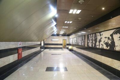 ورودی شمال شرقی ایستگاه مترو تئاترشهر به بهره‌برداری رسید