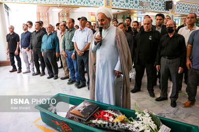 مراسم تشییع میر عبدالله هاشمی نسب،  عکاس خبری در اصفهان