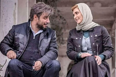 عکس | سلفی پرخنده جواد عزتی و الناز ملک در پشت صحنه سریال