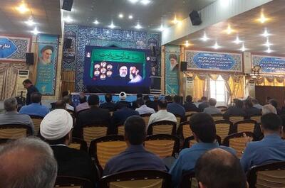 مراسم اربعین شهدای خدمت در بوشهر برگزار شد