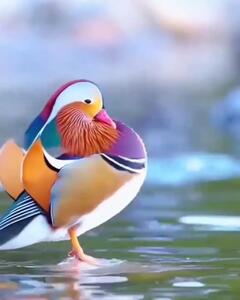 زیبایی خیره کننده اردک ماندرین