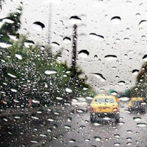 بارش شدید باران از قزوین تا چالوس