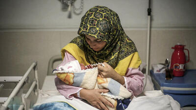تولد نوزاد عجول در جاده مهاباد - سردشت  + جزییات