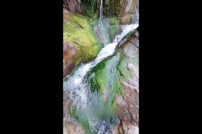 آبشار زیبای قلعه عسکر بردسیر در استان کرمان