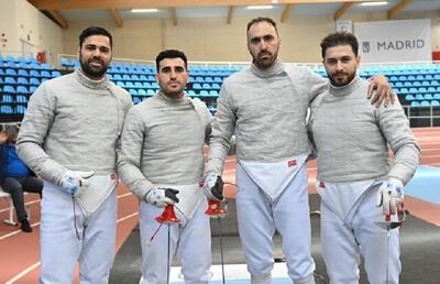شمشیربازان ایران نایب قهرمان آسیا شدند