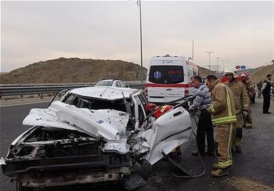 دو حادثه و برجای گذاشتن 9 زخمی و یک فوتی در زنجان - تسنیم