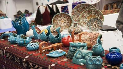 برپایی نمایشگاه تولیدات صنایع دستی و غذا‌های سنتی در بجنورد