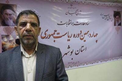 ۲۸۰۰ ناظر شورای نگهبان در انتخابات استان بوشهر فعالیت دارند