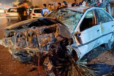 5 کشته و زخمی در تصادف هولناک پژو با زانتیا در جیرفت
